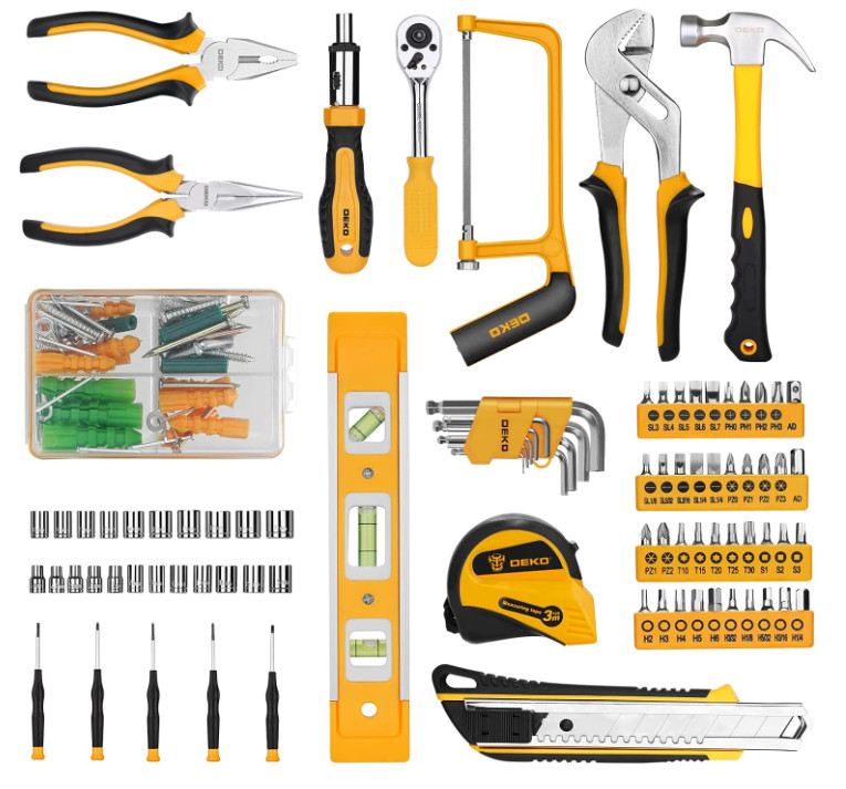 228-Pcs Socket Wrench Auto Repair Tool Combination Mixed Tool Set Hand Tool Kit