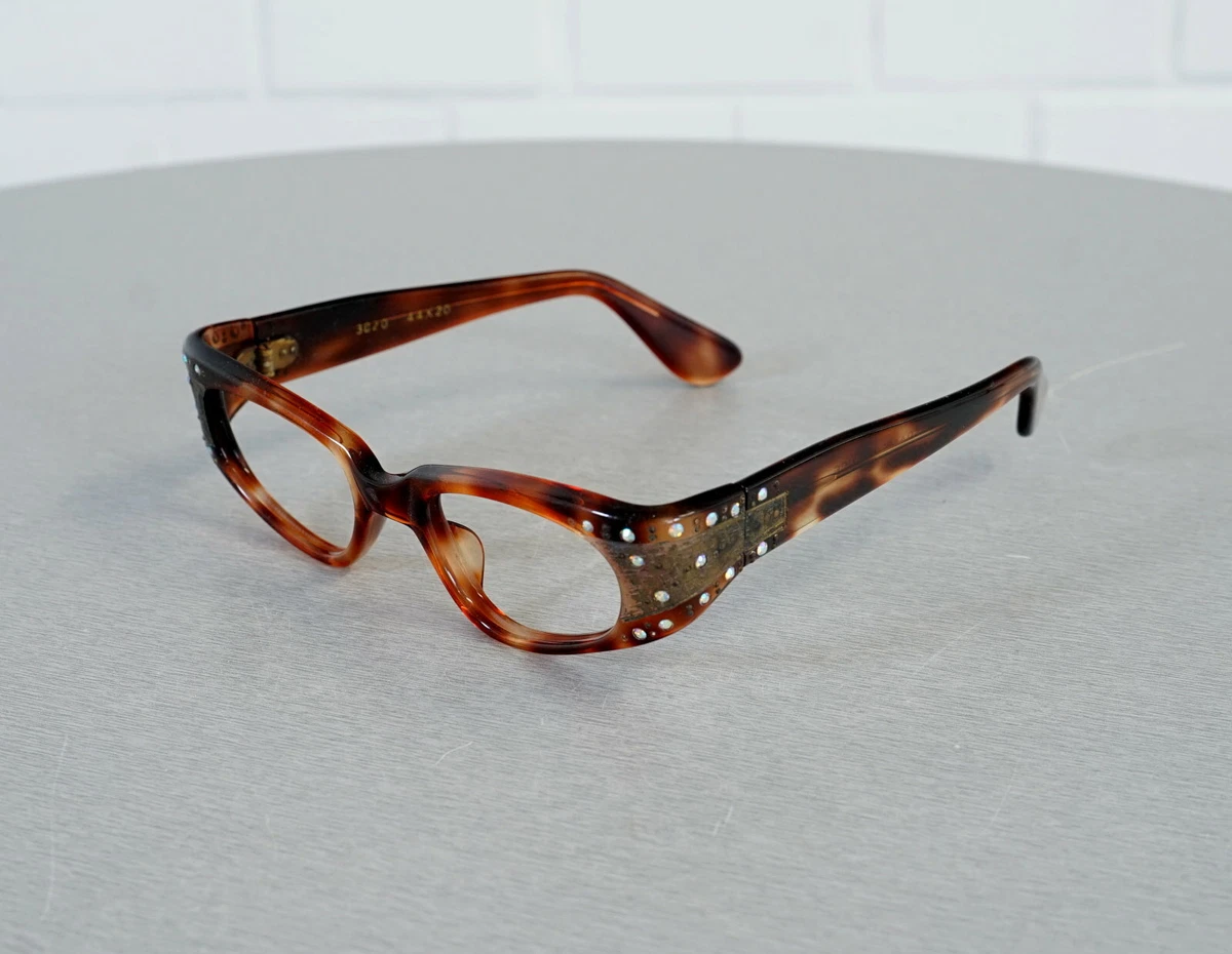 Lunettes Vintage Baccara 3D Ovales Marron - Monture NOS (New Old Stock), Allemande, Neuves
