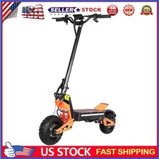 11in Folding Electric Scooter 5000W 52V 26AH Dual Motor Adult Off Road Tire dXte
