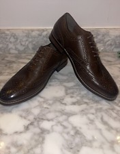 NWOB Nunn Bush Dual Comfort Dress Shoes Brown Leather Wing Tip Oxford Men's 9 M