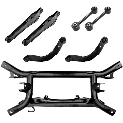 Achsträger für Dodge Caliber Jeep Compass 2WD Querlenker Hinterachse 7 Teilig