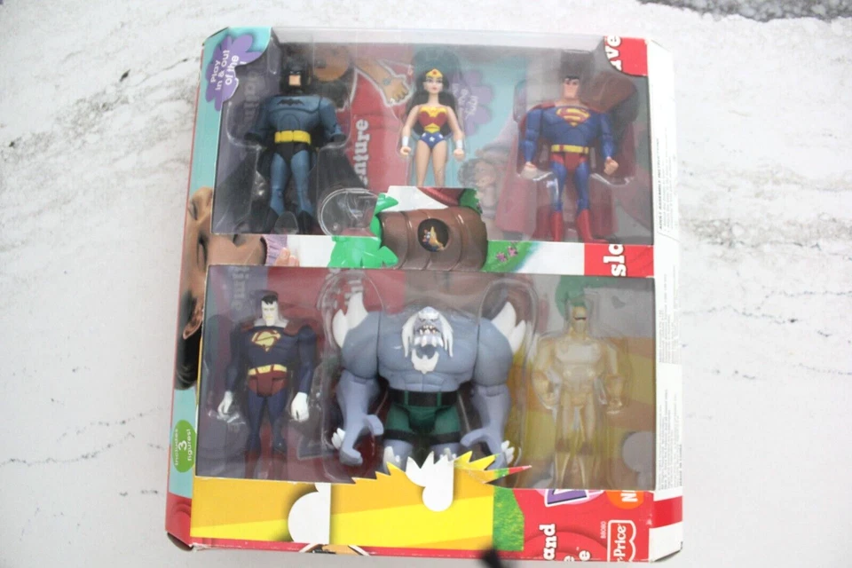 JLU DC Justice League Unlimited 2006 paquete de 6 prototipos Doomsday error en caja DORA Foto 2 de 4