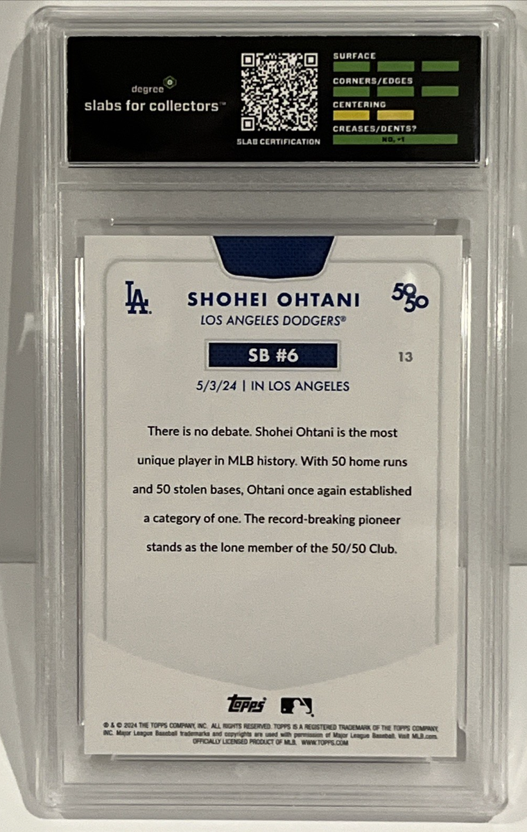 2024 Topps 50/50: Shohei Ohtani - Shohei Ohtani #13 for sale