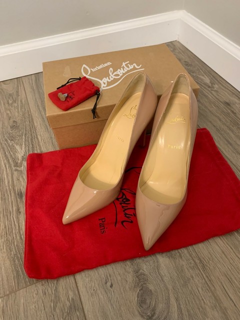 christian louboutin pigalle patent leather pumps
