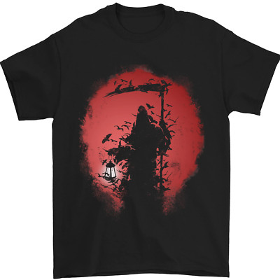 Afterlife Grim Reaper Tod Gothic Schädel Herren T-Shirt 100% Baumwolle