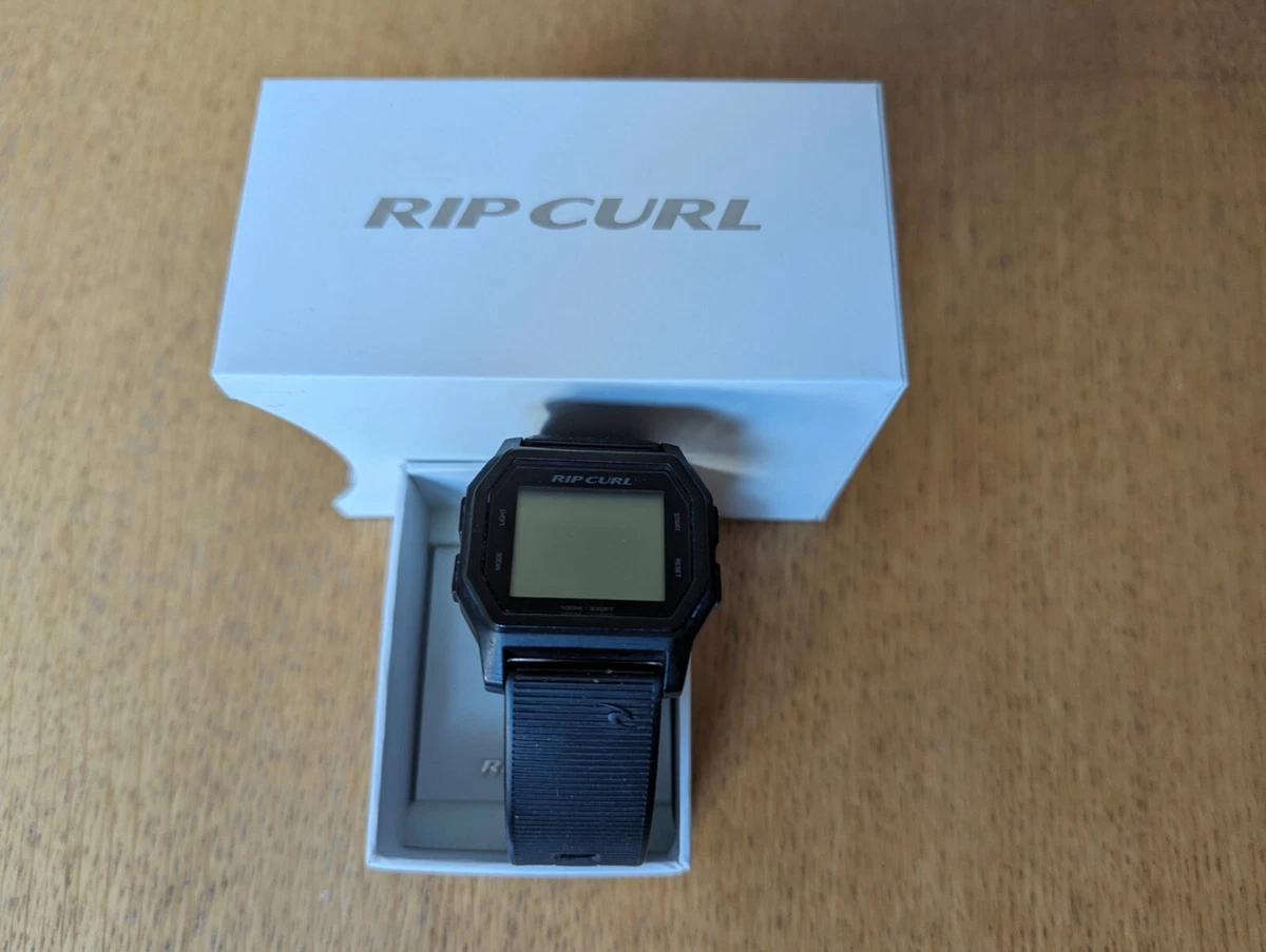 Montre Vintage RIP CURL A2701 ATOM Noire - Modèle Mixte, Très Bon état Occasion