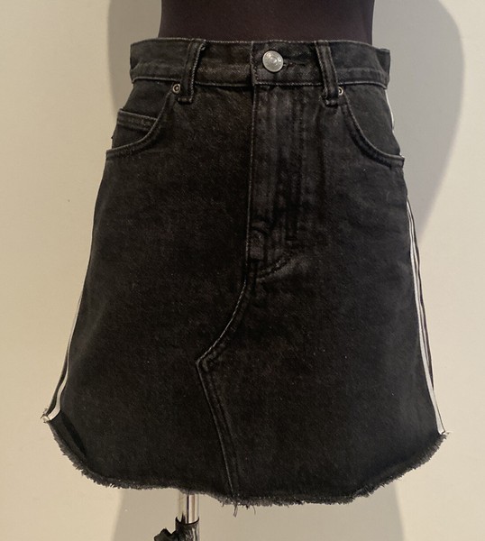 Rusty Black Denim Skirt - Sz 8