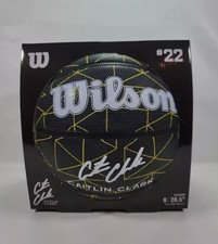 Caitlin Clark WNBA Wilson Repetition Black Yellow Basketball Size 6 NEW