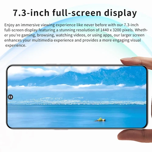 S30 Ultra 5G Smartphone 7.3-inch Android Phone Dual SIM Phone 16GB+1TB - Picture 6 of 14