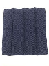  50 Sprezzabox Men'S Navy Blue White Polka Dot Pocket Square
