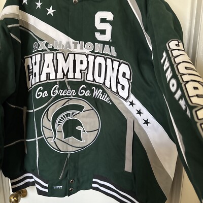 Michigan State Spartans Men 4X Franchise Club Champions Full-Snap