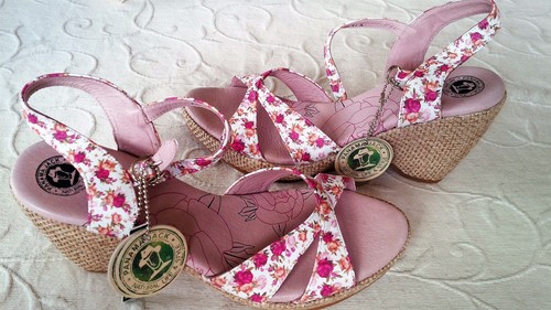 Sandalias De Cuero Con Plataforma Marca Panama Jack Talla 41 Nueva Con  Etiquetas | eBay
