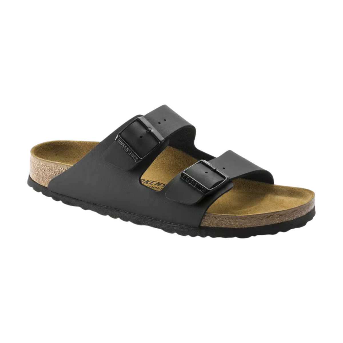 靴 BIRKENSTOCK Arizona BS Black 40 26cm Birkenstock Arizona BS Slide Sandals - Black Birko Flor, EU 40