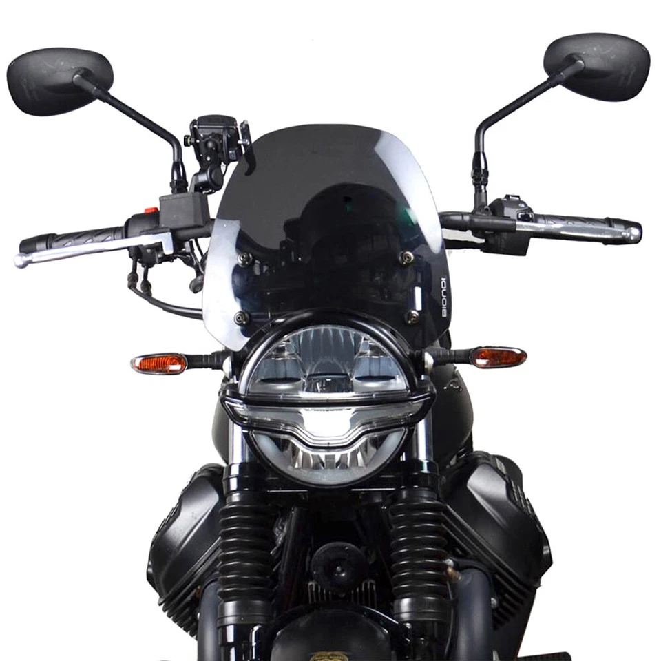 BIONDI PARABREZZA SPORT CUPOLINO BASSO FUMÈ SCURO MOTO GUZZI V7 IV Stone 2021 - Immagine 3 di 4