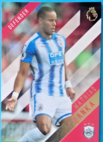 MATHIAS ZANKA HUDDERSFIELD TOWN No 55 TOPPS PREMIER GOLD 2017-18 BASE CARD