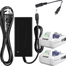 AC Adapter For Snow Joe 24V BAT-LTX / BAT-LTW Sun Joe Battery IONMAX 24V