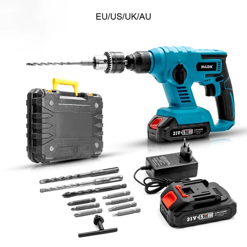 Brushless Cordless Electric Hammer Electric Pick Triple Power Impact Drill - Picture 1 of 9