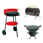 BBQ BARBECUE GRILL PORTABLE FOLDING CHARCOAL CAMPING OUTDOOR GRADEN TRAVEL