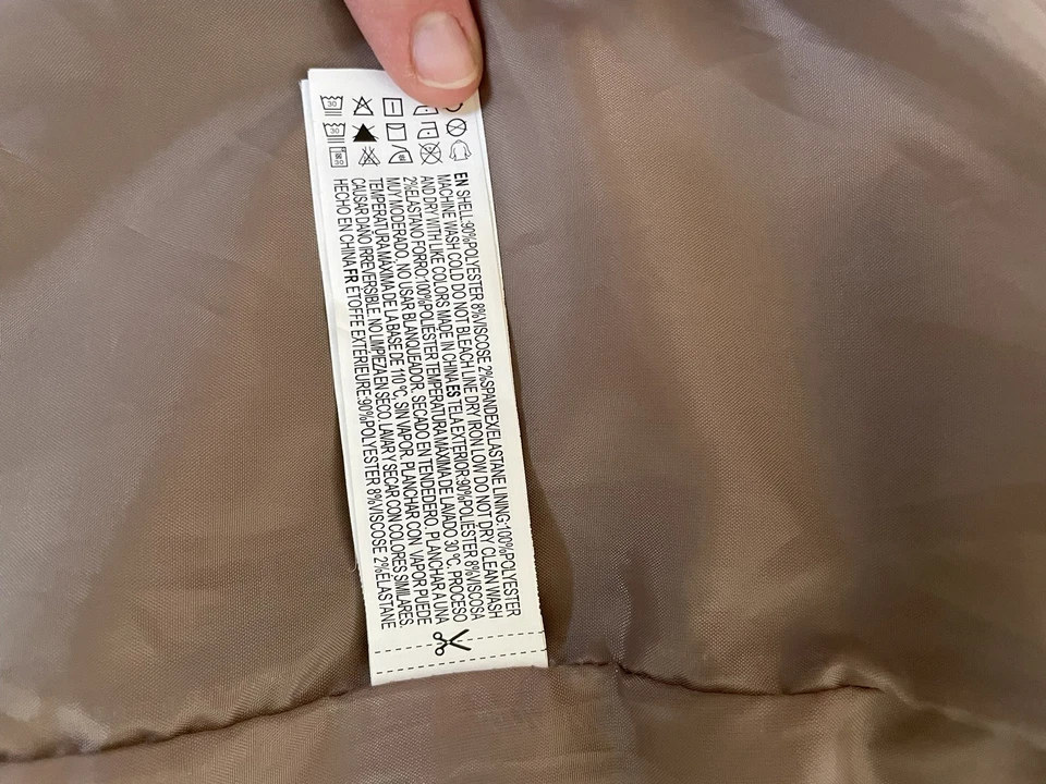 Abrigo grande Forever 21 de guisante de doble botonadura para mujer Foto 4 de 4