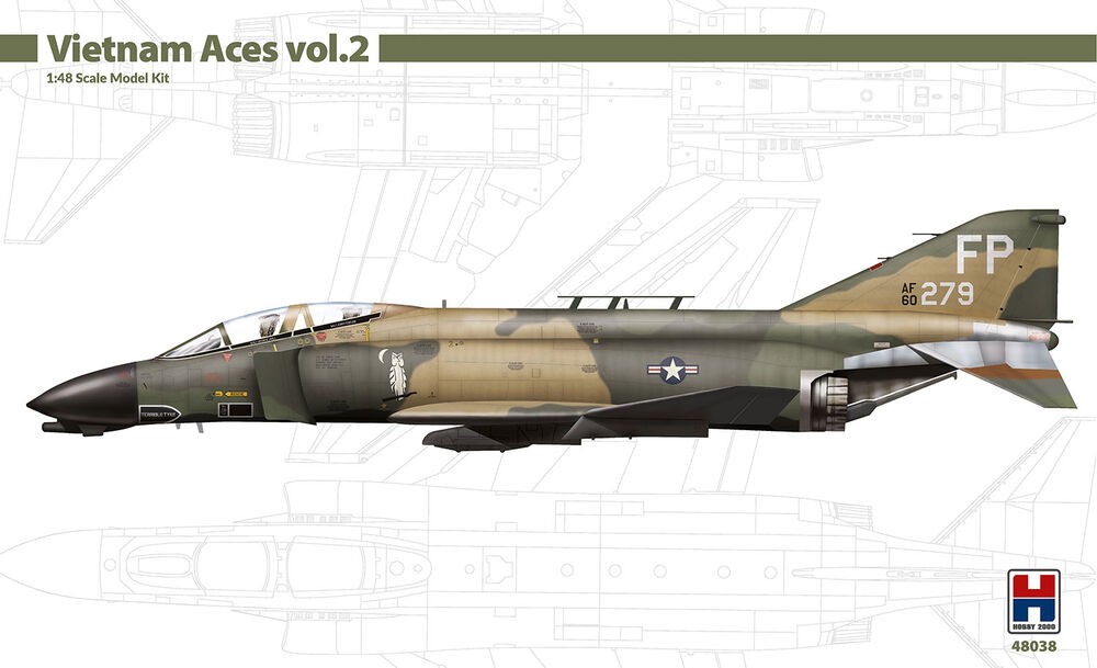 Hobby 2000 48038 - 1:48 McDonnell Douglas F-4D Phantom - Vietnam Aces Vol.2