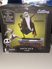 Santa Jack Skellington Diamond Gallery Statue Glow in the Dark