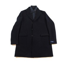 Ralph Lauren POLO Wool Blend 3-in-1 Navy Overcoat Trench Coat Sz 44 R NEW RARE
