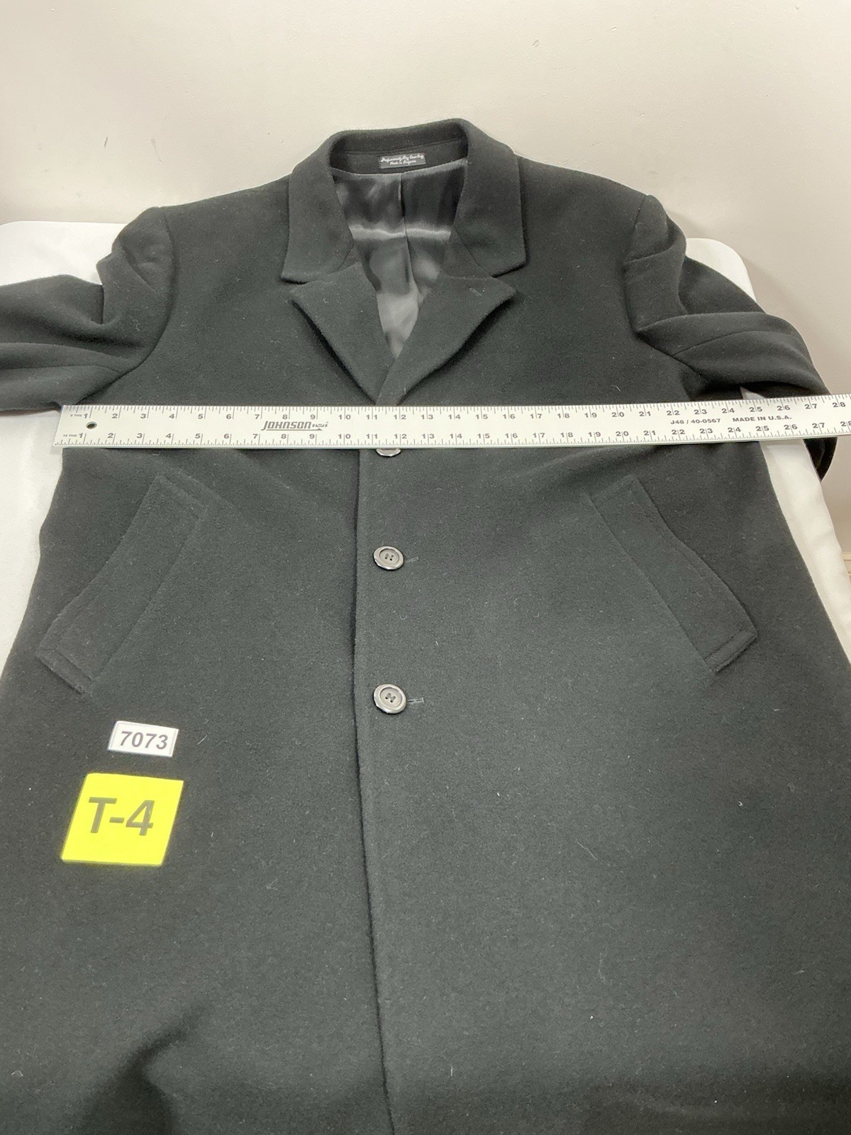 Mens Excellent Condition Button Down Lined Over C… - image 6