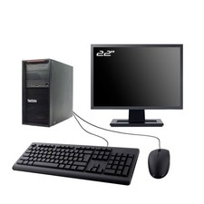 PC Lenovo P300 MT Ecran 22" Intel I5-4430 RAM 8Go SSD 500Go Wifi W11