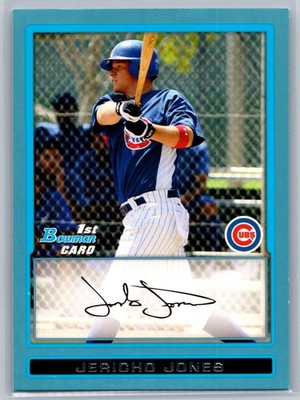 Jericho Jones 2009 Bowman #BP8 1st Bowman Blue /500
