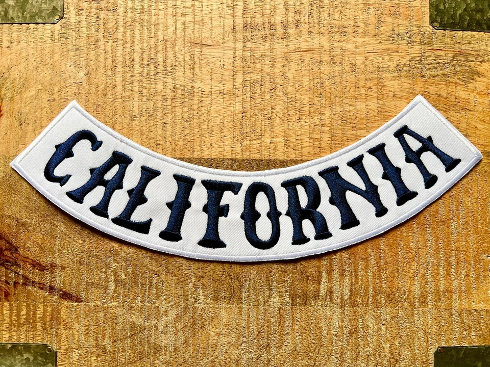 Sons Of Anarchy Jax Teller Leather Vest Embroidered Patches Set Iron On Sew - Image 4 of 4