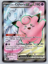 Lillie's Clefairy ex Holo Ultra Rare SV09: Journey Together 173/159 NM on eBay