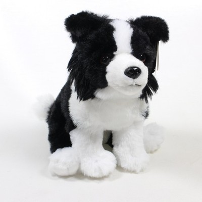 Border Collie Plüschtier Kuscheltier von Living Nature. Welpen Hundeliebhaber Geschenk 23 cm H