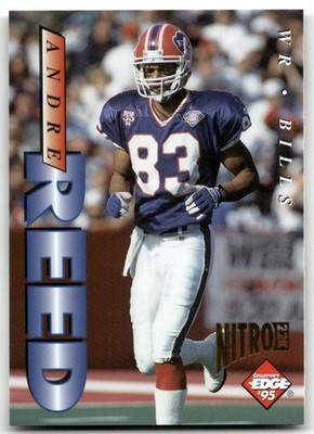 1995 Collector's Edge NITRO 22K GOLD  - Andre Reed #21 BUFFALO BILLS BUY 3 GET 1