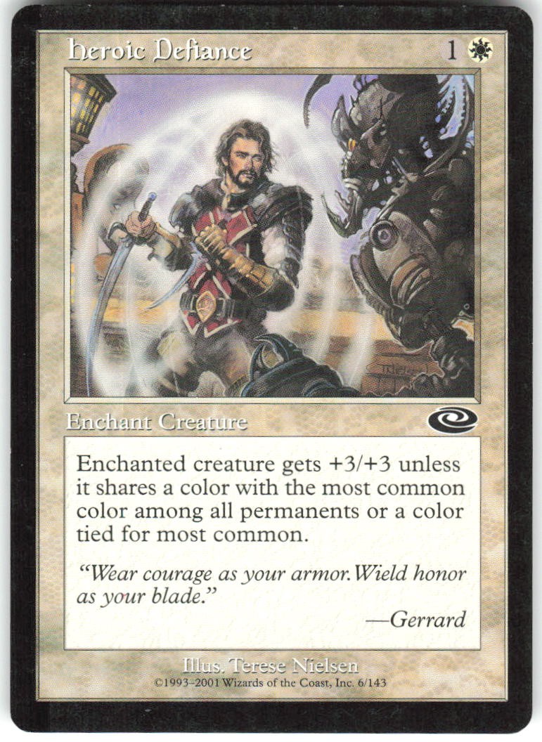Heroic Defiance 6 Planeshift Magic: The Gathering MP