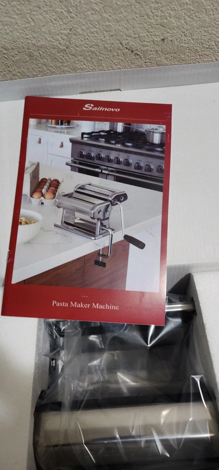 Pasta Maker Machine 150 Roller Pasta Maker 7 Or 9 Adjustable Thickness Settings - Image 3 of 4