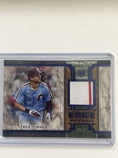 2025 Topps Museum Collection Baseball Trea Turner Meaningful Material Relic /35