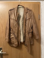 damen echt leder jacke 44 Braun Marie Lund Copenhagen