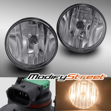 ModifyStreet For 07-13 GMC Sierra 1500/07-14 2500/3500HD Smoke Black Fog Lights