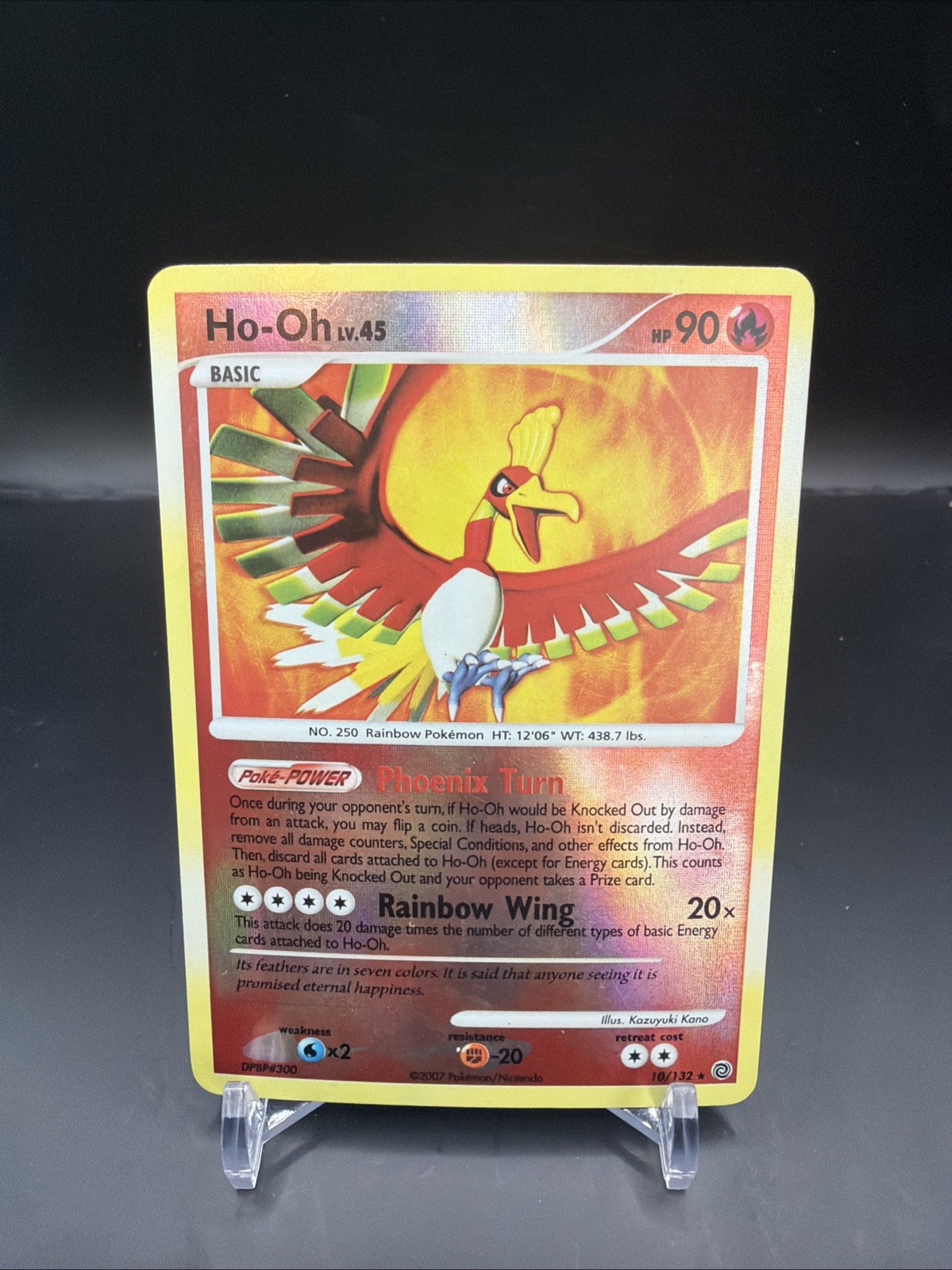 Pokémon TCG Ho-Oh 10/132 Secret Wonders 2007 English Holo Rare Reverse Holo