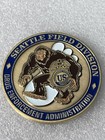Drug Enforcement Seattle Field Division Bigfoot Narcotic DEA Police Coin — photo 2