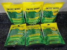 180 Swype Wipes Face & Body Ultra Skin Soothing Cleansing Wipes (6 bags of 30)