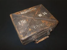 WW2 German Wehrmacht Lgr.W.36 - MORTAR AMMO CASE – BARN FIND – VERY NICE!