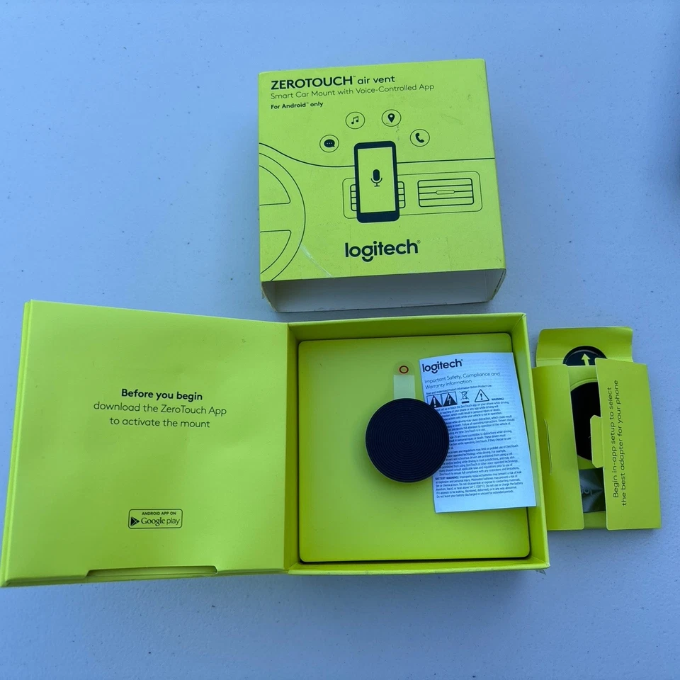 Logitech drive Universal Dashboard Windshield Car Mount ZEROTOUCH - Image 2 of 2