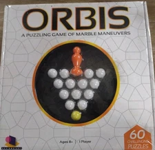 Brainwright Orbis, A Puzzling Game of Marble Maneuvers Puzzle New. T9