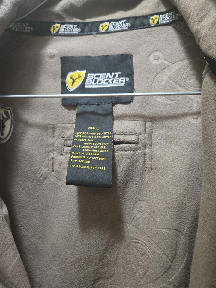 Mens NWT SCENT BLOCKER JACKET BY MOSSY OAK size L - Image 4 of 4