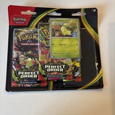 Pokemon 3 Pack Blister (chikorita) Perfect Order