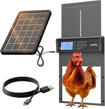 Automatic Chicken Coop Door Solar: Automatic Chicken Door - Solar