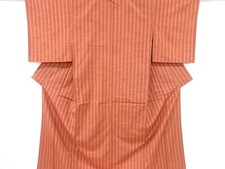 7061560: JAPANESE KIMONO / TSUMUGI / WOVEN STRIPE
