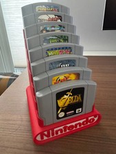 Retro Nintendo 64 Cartridge Display Stand Holds Up to 8Games