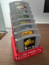Retro Nintendo 64 Cartridge Display Stand – Holds Up to 8Games